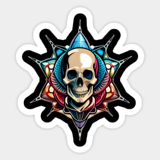 Skull star Sticker